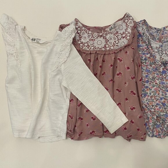 3-4 years old Cute Bundle 3 blouses and 1 t-shirt - Picture 6 of 6